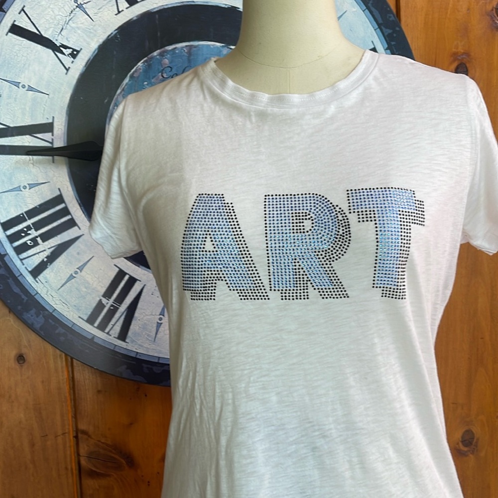 Zadig & Voltaire 3-D ART Tee Shrt Sz M